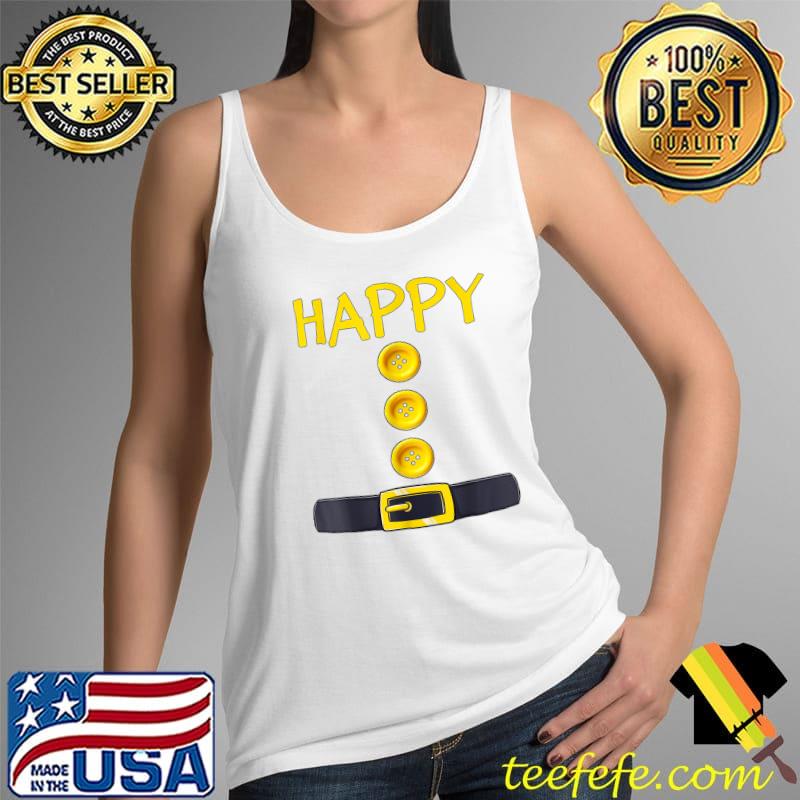Happy Dwarf Halloween Costume Color Matching Gifts Idea T-Shirt Tank Top Happy Dwarf Halloween Costume Color Matching Gifts Idea T-Shirt Tank Top
