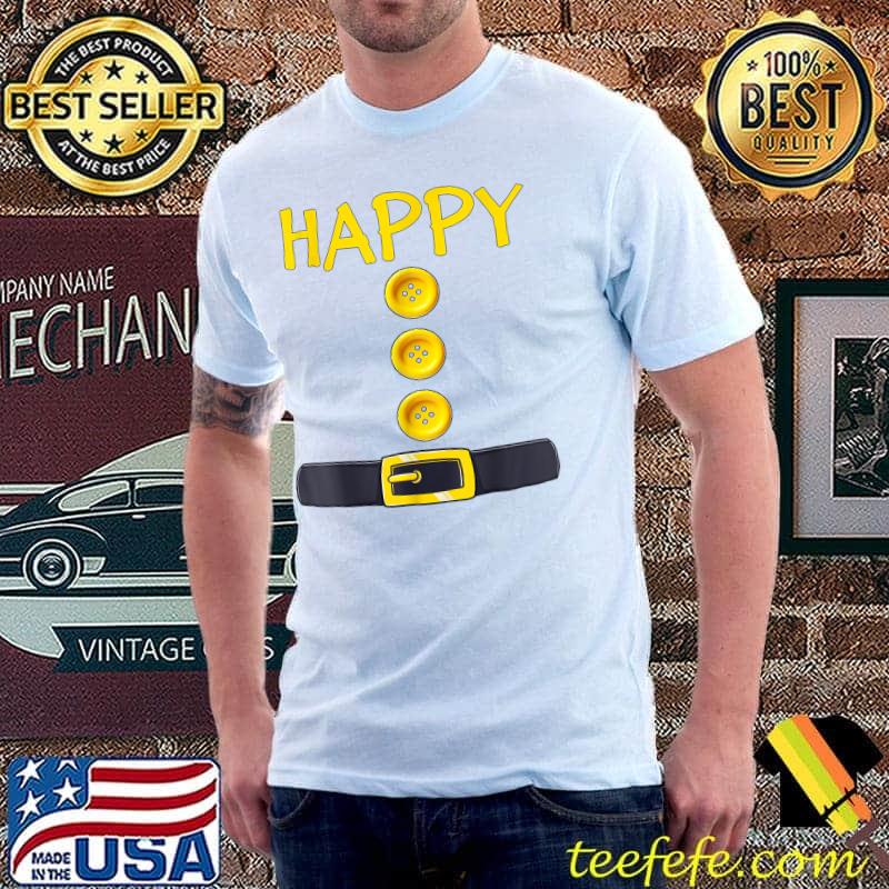 Happy Dwarf Halloween Costume Color Matching Gifts Idea T-Shirt Unisex Happy Dwarf Halloween Costume Color Matching Gifts Idea T-Shirt Unisex
