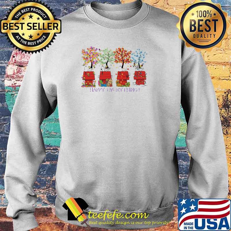 Happy Everything Snoopy Spring Shirt Sweater Happy Everything Snoopy Spring Shirt Sweater