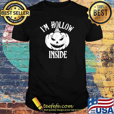 Happy Halloween Hollow Inside Pumpkin Funny Jack O Lantern T-Shirt