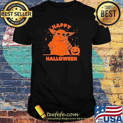 Happy Halloween Pumkin Yoda Shirt