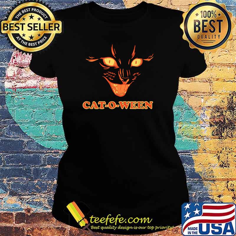 Happy Halloween Scary Cat Spooky T-Shirt Ladies tee Happy Halloween Scary Cat Spooky T-Shirt Ladies tee