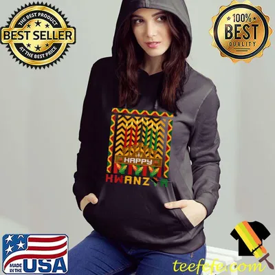 Happy Kwanzaa Kinara Candles African American Christmas Xmas T-Shirt