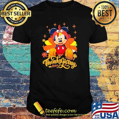 Happy Thanks Giving Day Mickey Mouse Autumn Shirt