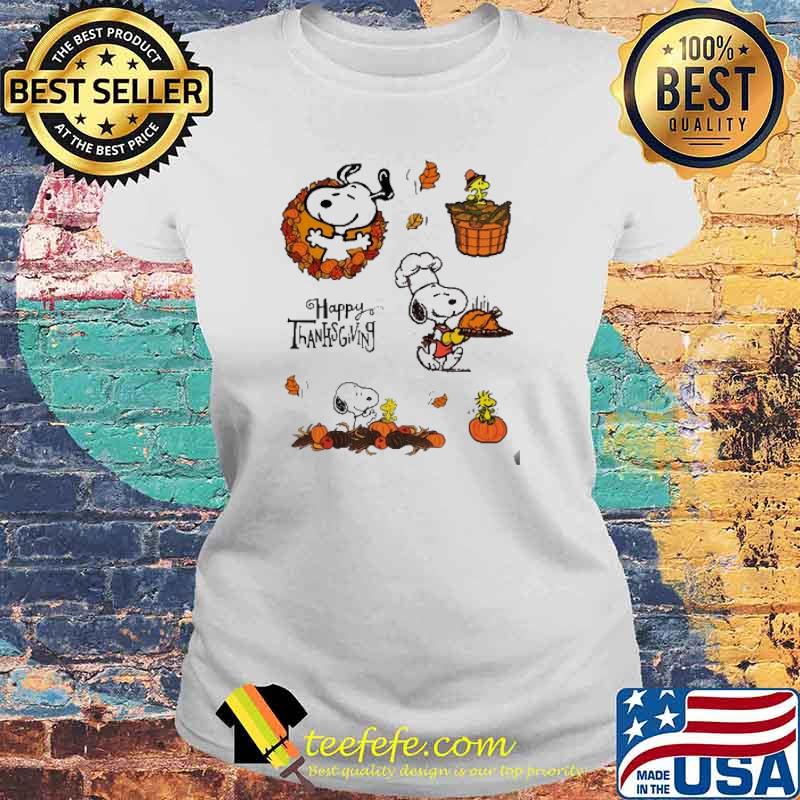 Happy Thanksgivinh Snoopy Shirt Laides tee Happy Thanksgivinh Snoopy Shirt Laides tee