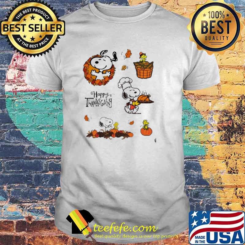 Happy Thanksgivinh Snoopy Shirt
