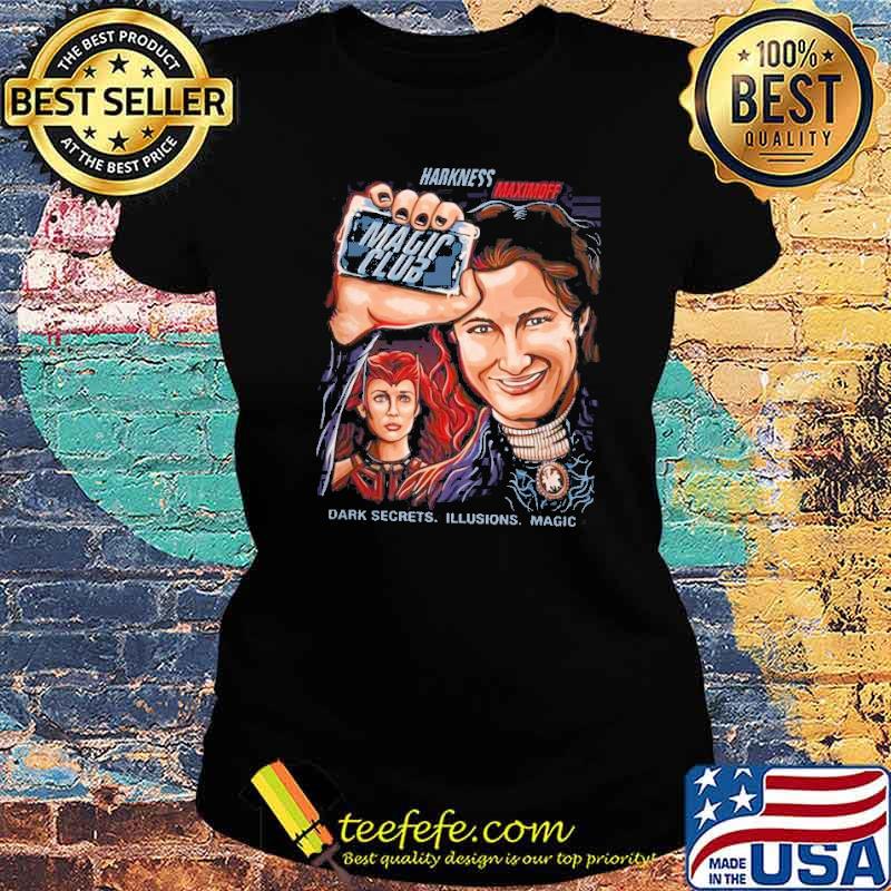 Harkness Maximoff Magic Club Dark Secrets Illusions Marvel Shirt Ladies tee Harkness Maximoff Magic Club Dark Secrets Illusions Marvel Shirt Ladies tee