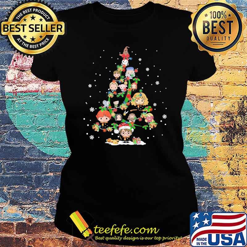 Harry Potter Christmas Tree Shirt Ladies tee Harry Potter Christmas Tree Shirt Ladies tee