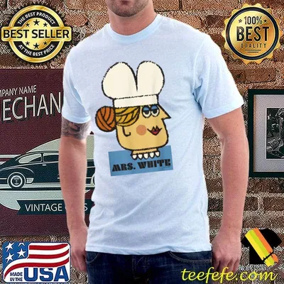 Hasbro Clue Mrs. White Big Face T-Shirt