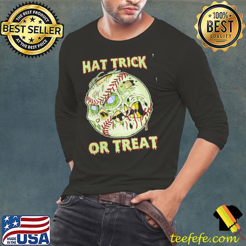 Hat Trick Or Treat Ball Shirt Long Sleeve Tee Hat Trick Or Treat Ball Shirt Long Sleeve Tee