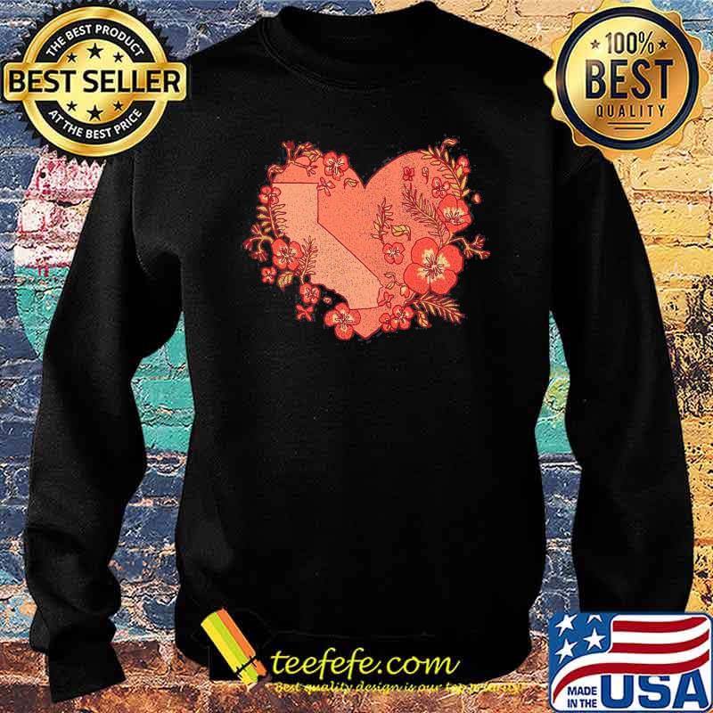 Heart floral california s Sweater Heart floral california s Sweater