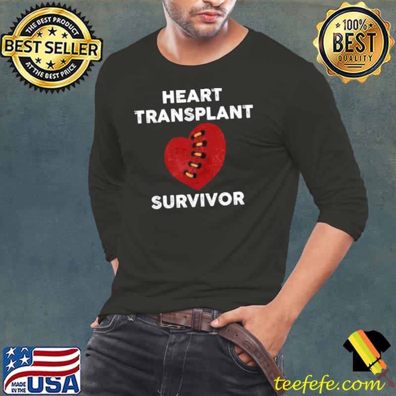 Heart Transplant Survivor T-Shirt Long Sleeve Tee Heart Transplant Survivor T-Shirt Long Sleeve Tee