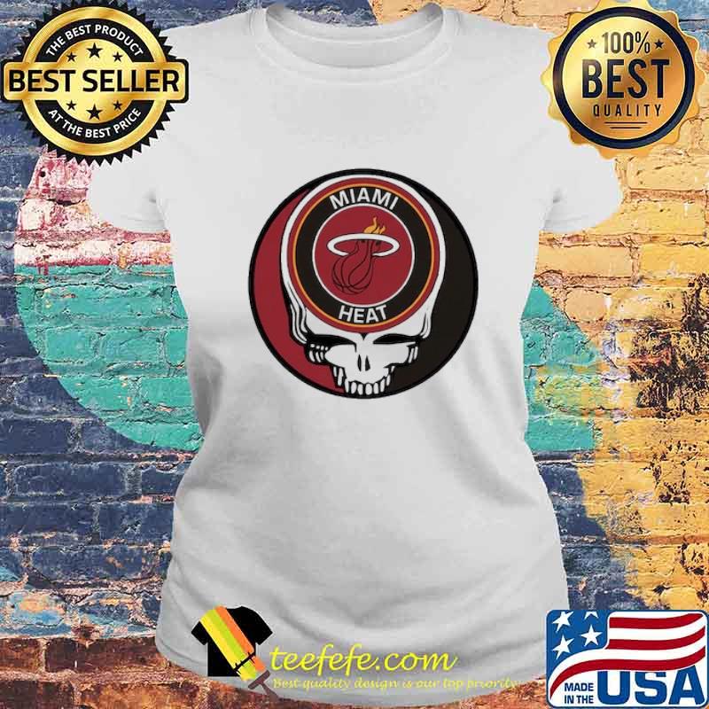 Heat Shirt - Miami Heat Tshirt - Miami Heat Basketball Skull s Laides tee Heat Shirt - Miami Heat Tshirt - Miami Heat Basketball Skull s Laides tee