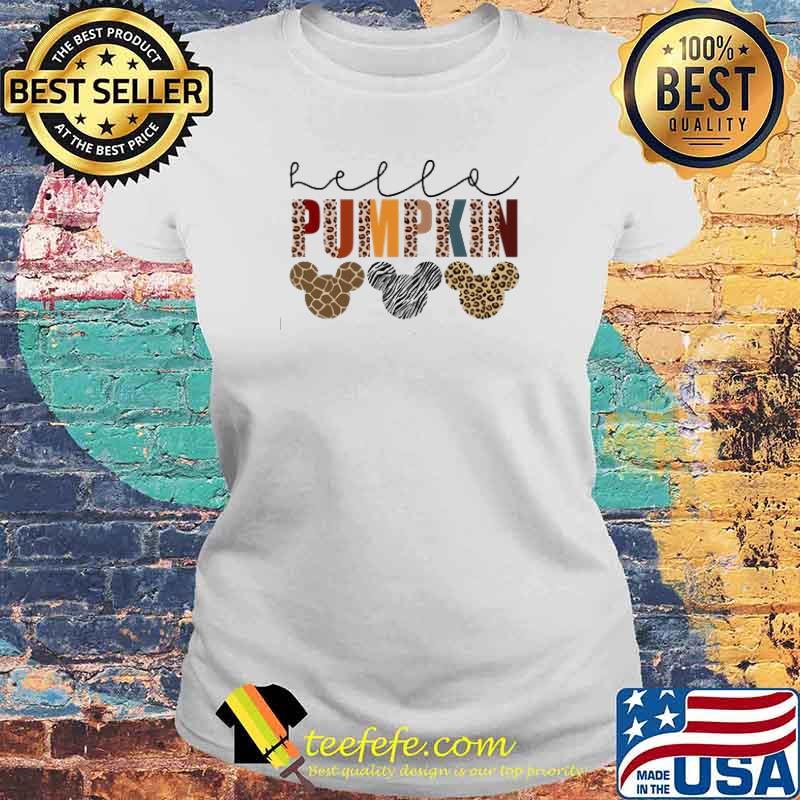 Hello Pumpkin Mickey Mouse Shirt Laides tee Hello Pumpkin Mickey Mouse Shirt Laides tee