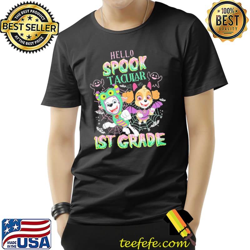 Hello Spooktacular 1st Grade Skye Marshall Shirt Unisex Hello Spooktacular 1st Grade Skye Marshall Shirt Unisex