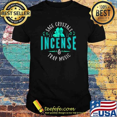 herbal chakras and healing or sage crystals and trap music T-Shirt