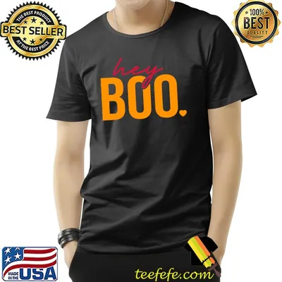 Hey Boo Love Ghost Halloween T-Shirt