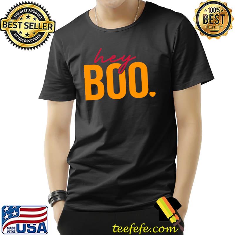 Hey Boo Love Ghost Halloween T-Shirt