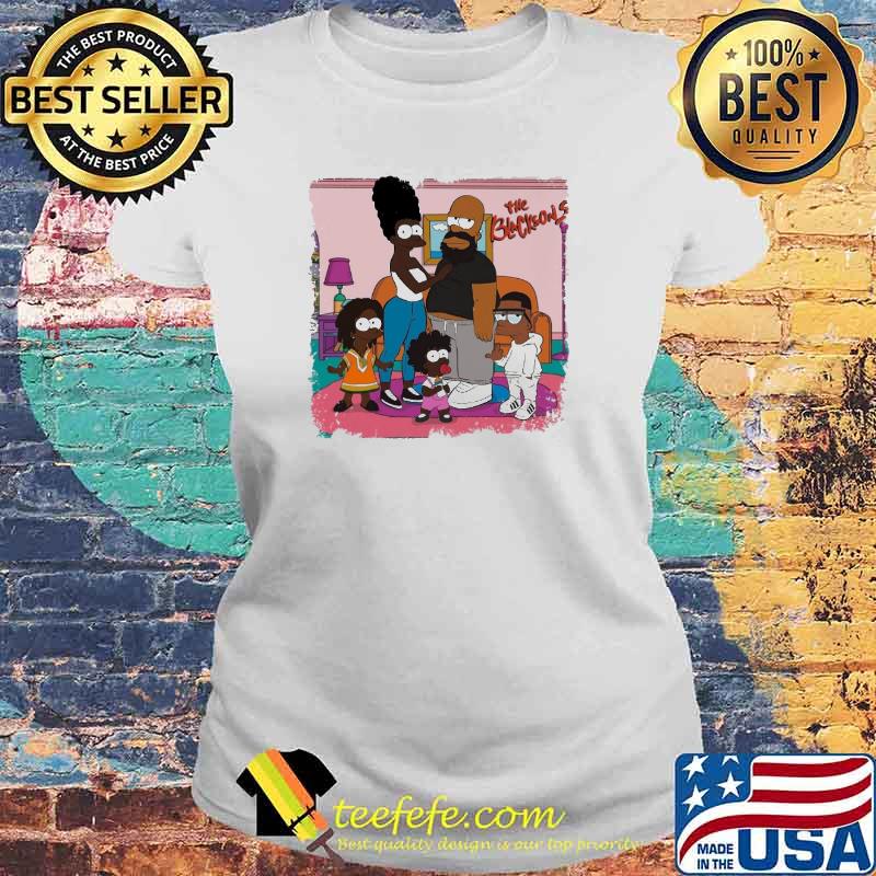 Hood Blacksons Simpsons Characters Shirt Laides tee Hood Blacksons Simpsons Characters Shirt Laides tee