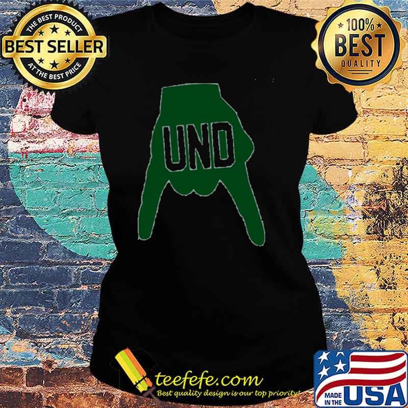 Horns Down UND Nation Shirt Ladies tee Horns Down UND Nation Shirt Ladies tee