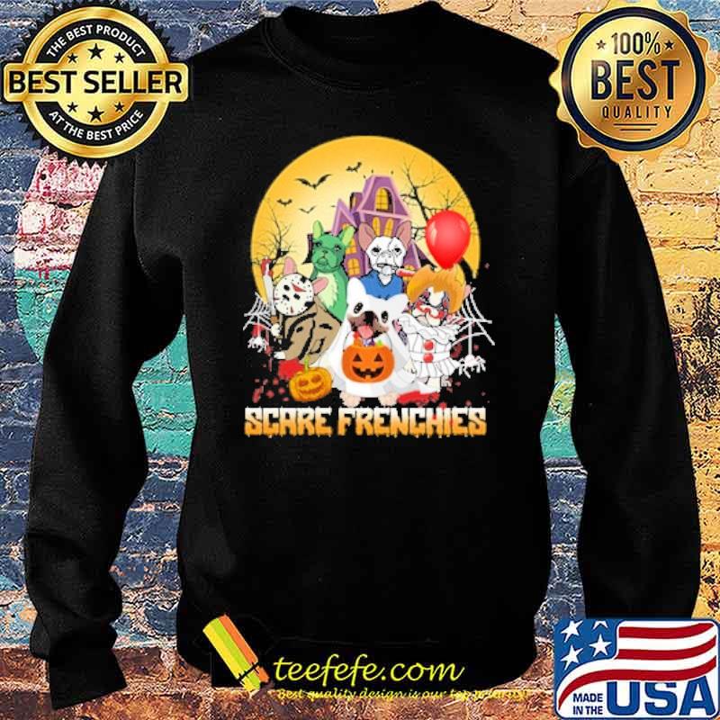 Horror Movie Character Scare Frenchies Halloween Costume Moon s Sweater Horror Movie Character Scare Frenchies Halloween Costume Moon s Sweater