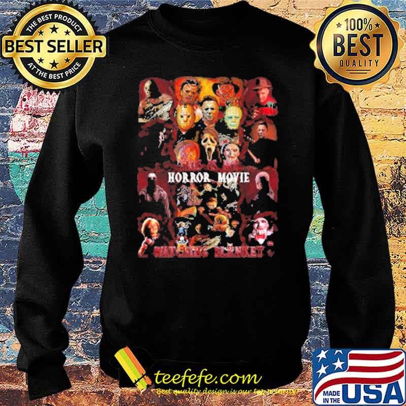 Horror movie watching blanket ghostface michael myers clown chucky jason voorhees s Sweater Horror movie watching blanket ghostface michael myers clown chucky jason voorhees s Sweater