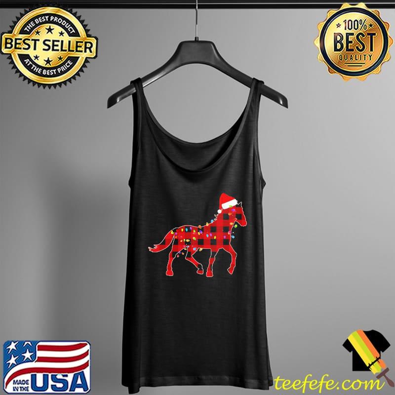 Horse Christmas Shirt Tank Top Horse Christmas Shirt Tank Top