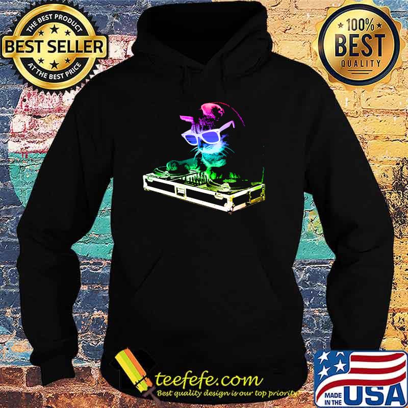 HOUSE CAT (Rainbow DJ Kitty) Essential T-Shirt Hoodie HOUSE CAT (Rainbow DJ Kitty) Essential T-Shirt Hoodie