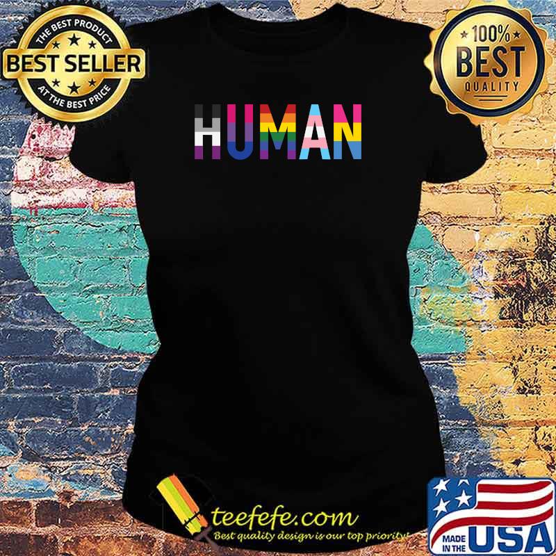 Human, Various Queer Flags 1 Classic T-Shirt Ladies tee Human, Various Queer Flags 1 Classic T-Shirt Ladies tee