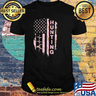 Hunting America Flag Shirt