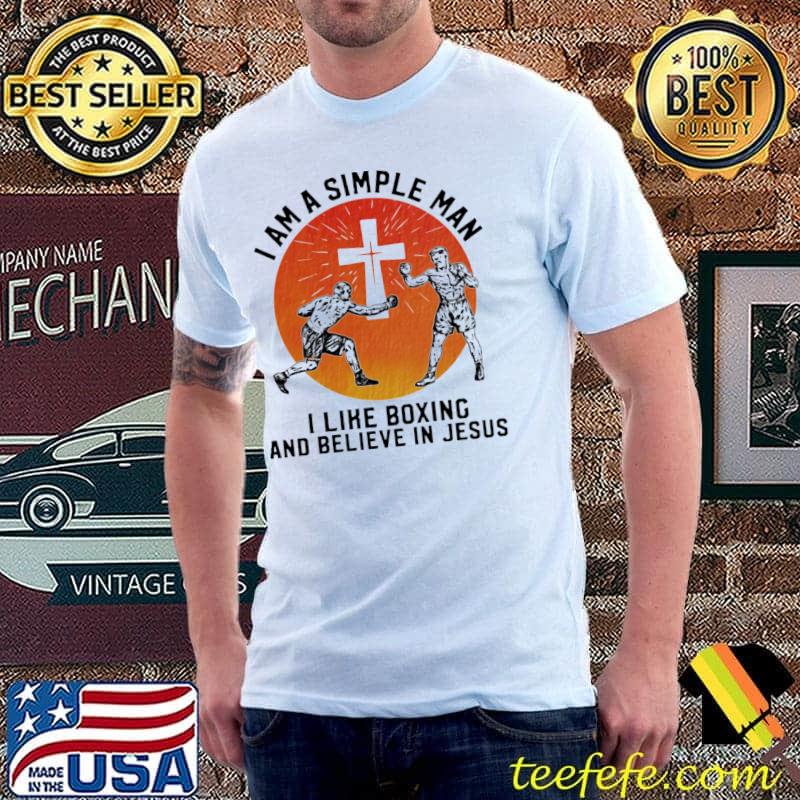 I am a simple man i like boxing and believe in jesus blood moon s Unisex I am a simple man i like boxing and believe in jesus blood moon s Unisex