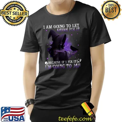 I Am Going To Let Karma Fix It Cool Moon Women Halloween T-Shirt