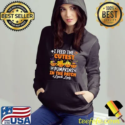 I Feed Cutest Pumpkins In The Patch Lunch Lady Thanksgiving T-Shirt