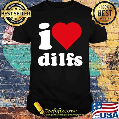 I Heart Dilfs Porn Lover Mature Sexy Single Mom Fans Meaning T-shirt