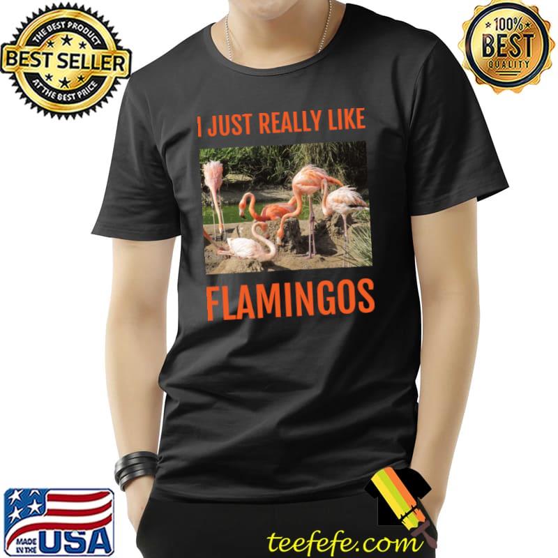 I Just Really Like Flamingos T-Shirt I Just Really Like Flamingos T-Shirt