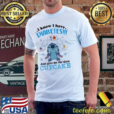 I Know I Have Diabetes Just Give Me The Darn Cupcake Breast Cancer Awareness Shirt