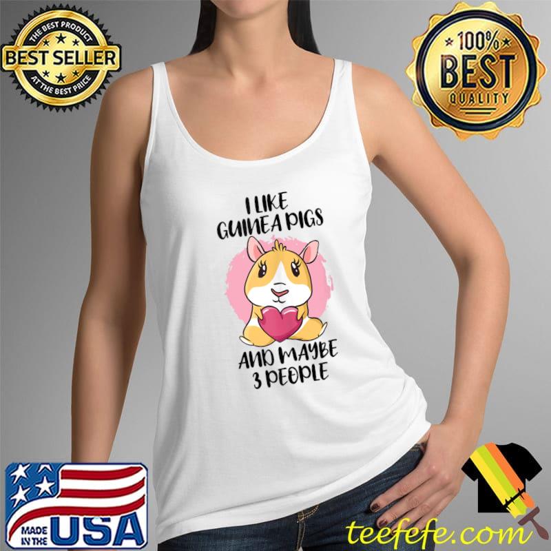 I Like Guinea Pigs & Maybe 3 People Kawaii Guinea Pigs Kids T-s Tank Top I Like Guinea Pigs & Maybe 3 People Kawaii Guinea Pigs Kids T-s Tank Top