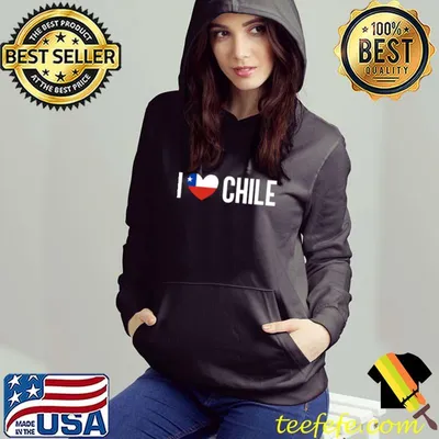 I love Chile South America Flag Latin America Santiago T-shirt