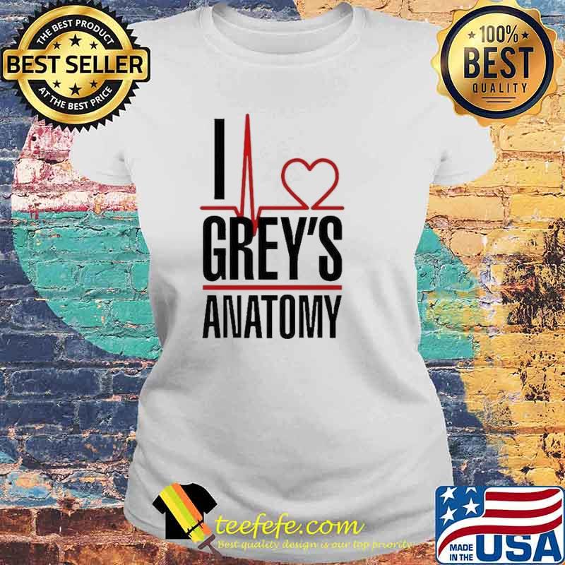 I Love Grey's Anatomy Shirt Laides tee I Love Grey's Anatomy Shirt Laides tee