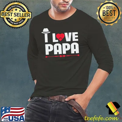 I Love Papa T-Shirt