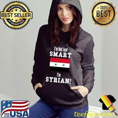 I'm Not Just Smart I'm Syrian Country Flag Syria T-Shirt