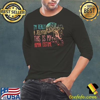I'm Really A Jellyfish This Is My Human Costume Vintage T-Shirt