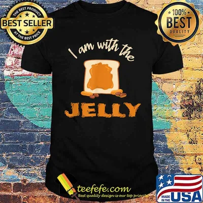 I'm With The Jelly Peanut Butter Couple Halloween Costume T-Shirt