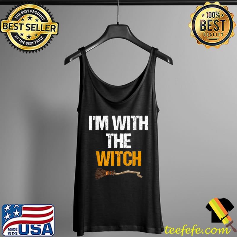 I'm With The Witch funny Halloween Couple Matching T-Shirt Tank Top I'm With The Witch funny Halloween Couple Matching T-Shirt Tank Top