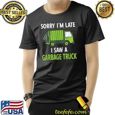 I Saw a Garbage Truck Costume Recycling Garbage T-Shirt