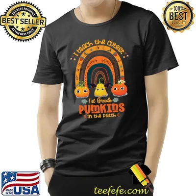 I Teach the Cutest 5th Grade Pumpkins Halloween Teacher Fall T-Shirt