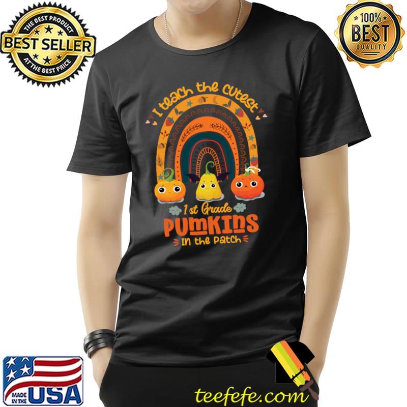 I Teach the Cutest 5th Grade Pumpkins Halloween Teacher Fall T-Shirt