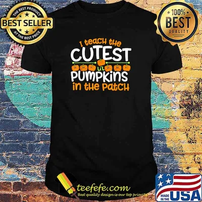 I Teach The Cutest Li'l Pumpkins In The Patch Teacher T-Shirt