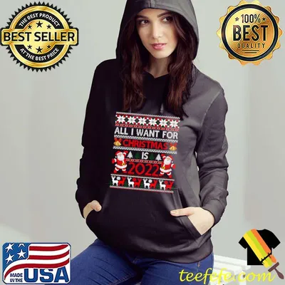I Want For Christmas is 2022 Ugly Christmas Sweater T-Shirt