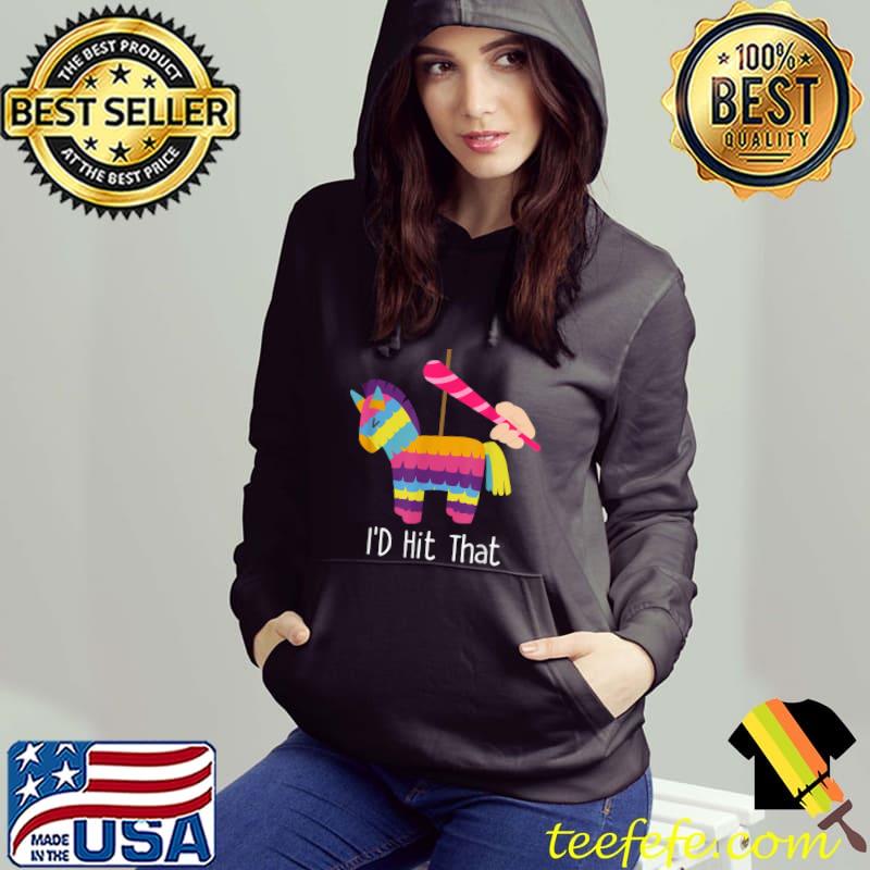 I Would Hit That Pinata Cinco de Mayo Party Cute Zebra T-Shirt